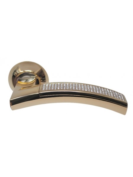 Дверная ручка SILLUR 132 P.GOLD/CRYSTAL. Дверная ручка SILLUR 132 P.GOLD/CRYSTAL.